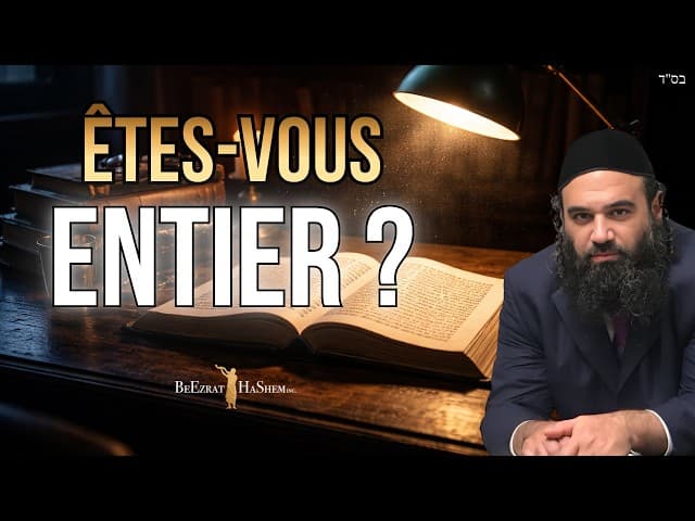 Atteindre Shlemut - MUSSAR Pirkei Avot (129)