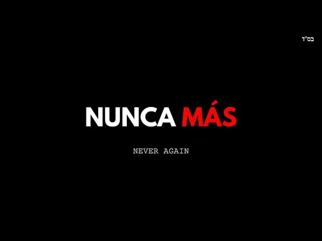 NUNCA MÁS - Una Superproducción BeEzrat HaShem doblada al Castellano