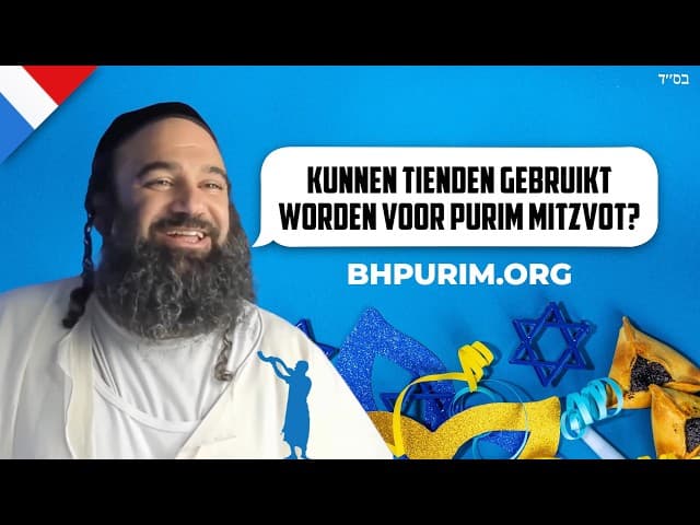 Kan Maaser voor Purim-mitzvot worden gebruikt?