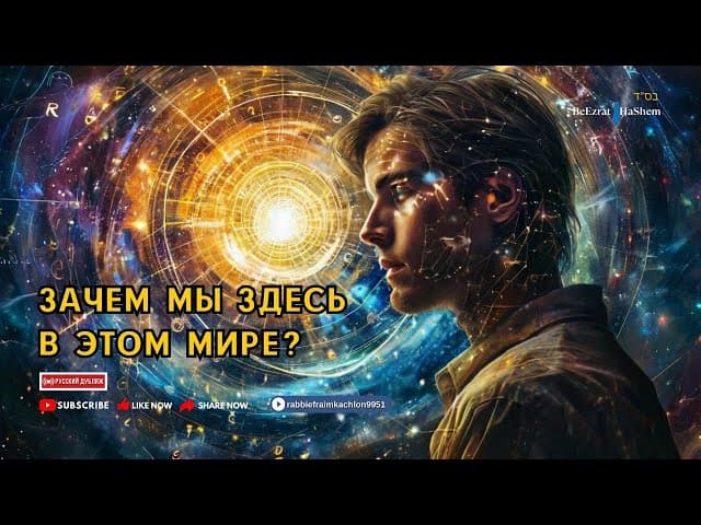 Зачем мы здесь в этом мире? | Раввин Эфраим Кахлон