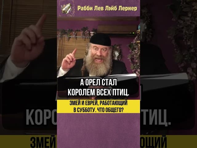 🐍 Змей и еврей работающий в субботу. Что общего? #shorts #Тора