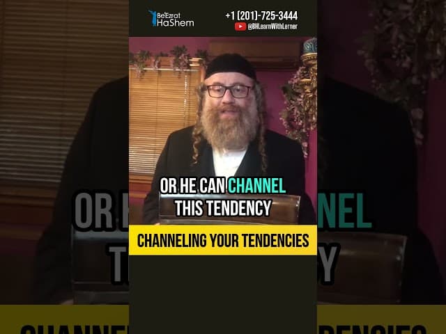 Channeling your tendencies 🩸 How to choose your profession #shorts #torah