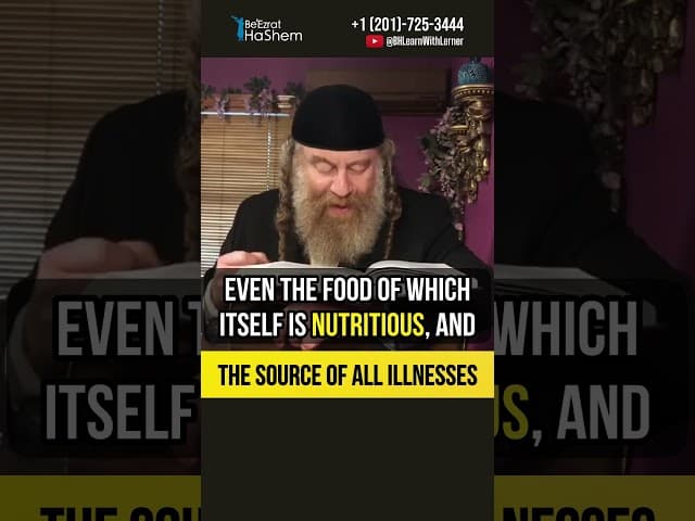 The source of all illnesses 🍔 Healthy food secrets #shorts #torah