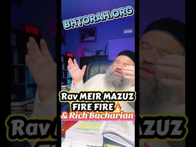 Rav Meir Mazuz FIRE FIRE & Rich Bucharian