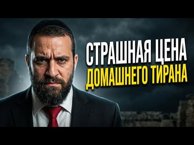 Страшная цена домашнего тирана: Что говорит Тора? | Раввин Ярон Реувен
