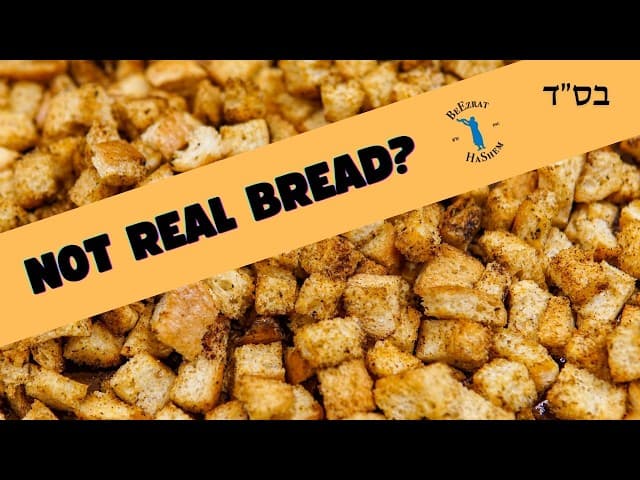 Are Croutons in the Same Category as Bread Edges? #Torah