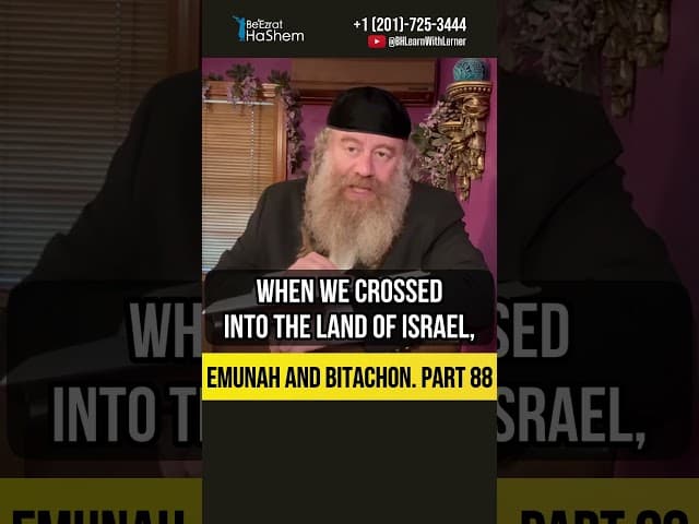 [88] Emunah and Bitachon 💡 From Manna to Modern Work #Torah #shorts