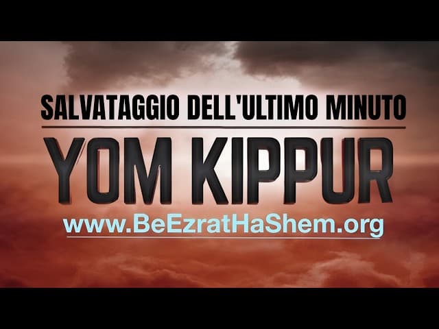 Rosh Hashanah: Salvataggio - Mussar Pirkei Avot