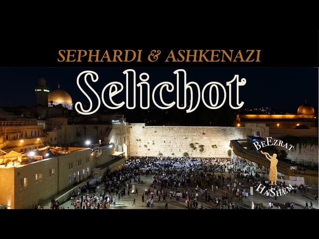Can Sephardim Pray Ashkenazi Selichot?