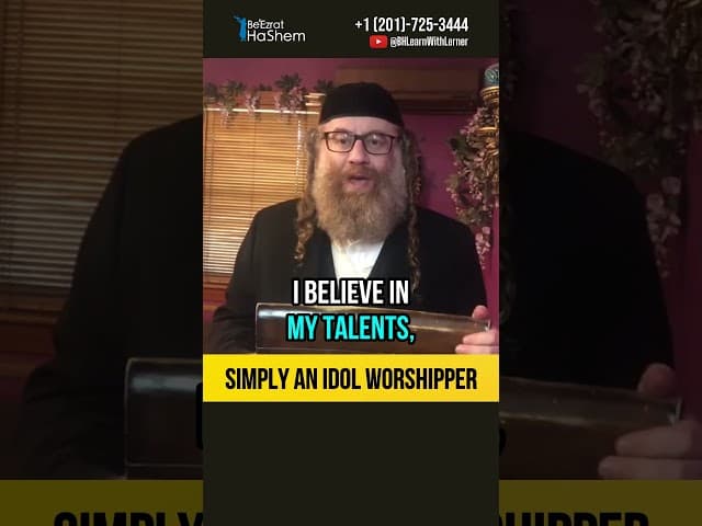 How people turn themselves into an idol ❗ Simply an idol worshipper #shorts #torah