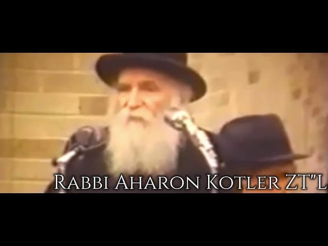 Rav Aharon Kotler: Everything Affects You (A BeEzrat HaShem Film)