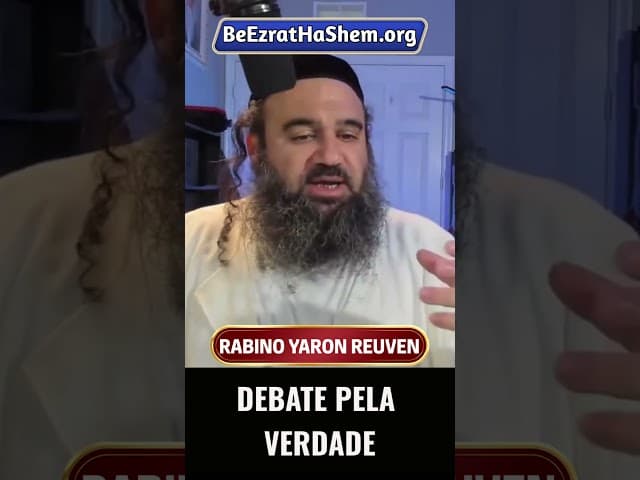 Debate Pela Verdade #Torá #Judeu #RabinoYaronReuven #shorts