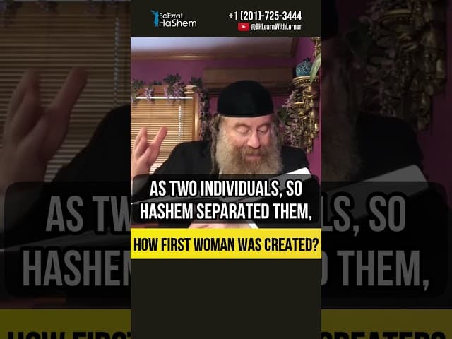 💡How first woman was created #shorts #torah