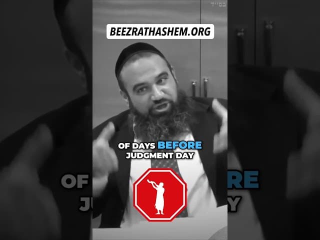 Ten Days Of TeShuva Between Rosh Hashana And Yom Kippur #Torah #Jewish #RabbiYaronReuven #TeShuva