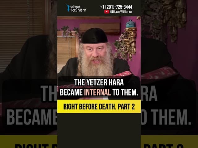 [2] Right before death #Torah #shorts
