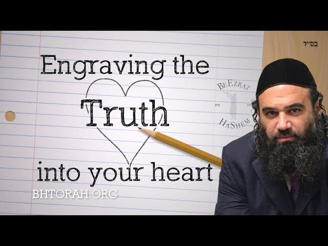 Engraving The Truth into Your Heart