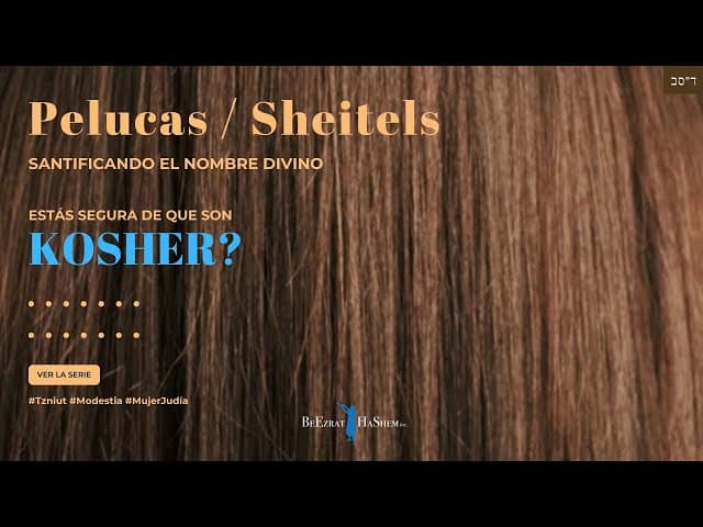 ¿Utilizando pelucas para cumplir con una Mitzva? - Debes ver éste Shiur - Doblado al Castellano