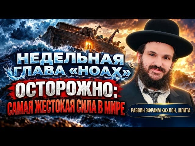 Осторожно: самая жестокая сила в мире | Раввин Эфраим Кахлон, Шлита