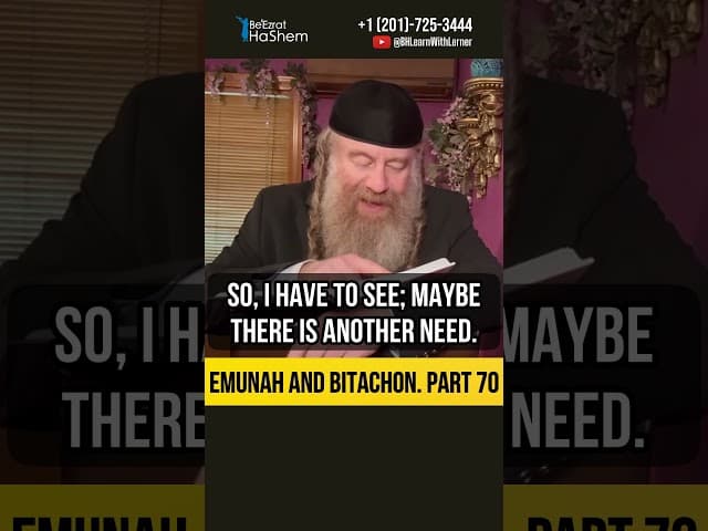 7️⃣0️⃣ Emunah and Bitachon 💡 A True Story of Emunah in Yerushalayim #Torah #shorts