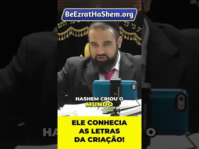 Betzalel Conhecia o Segredo das Letras Usadas na Criação do Mundo