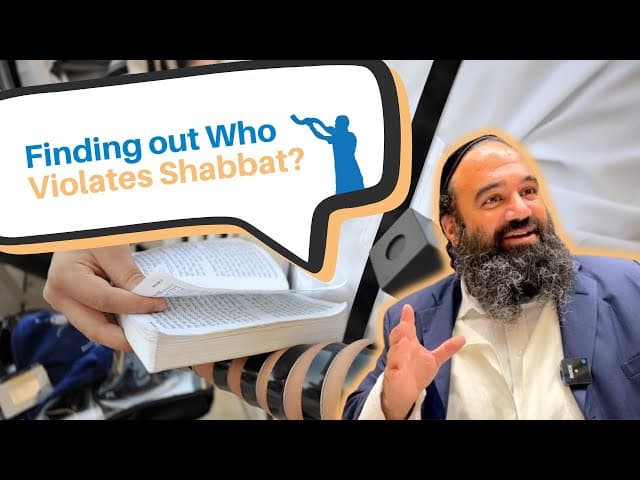 Do we have an obligation to find out who violates Shabbat?