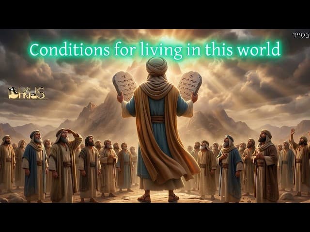 Conditions For Living In This World 🌍⚖️✨ | TORAH FOR KIDS AI