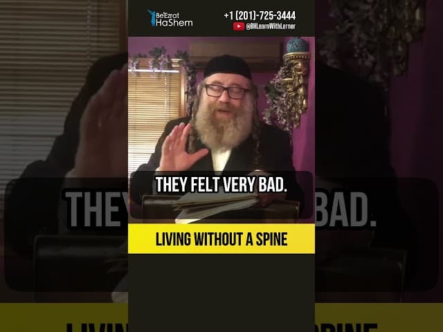 Living without a spine 🤔  Which opinion should YOU follow? #shorts #torah