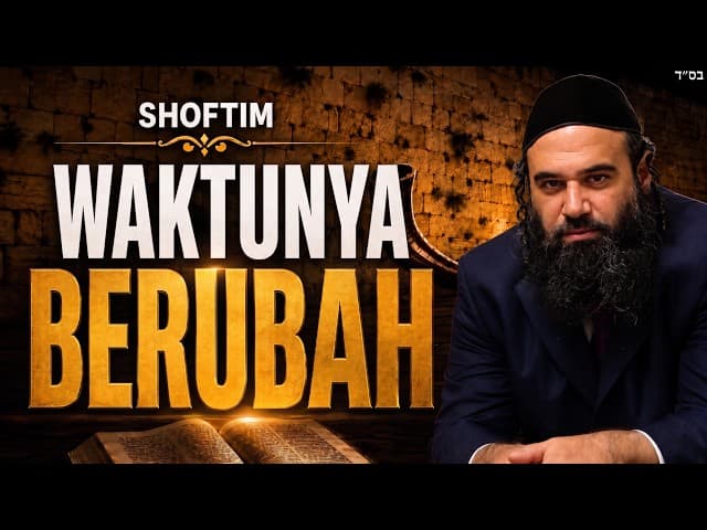 Parashat Shoftim: Mussar – Pemurnian untuk Membangkitkan Orang Mati