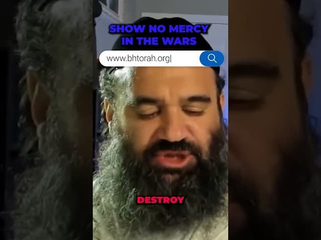 Show No Mercy in the Wars #Mercy #Wars #ShowNoMercy #judaism #jewish #rabbiyaronreuven