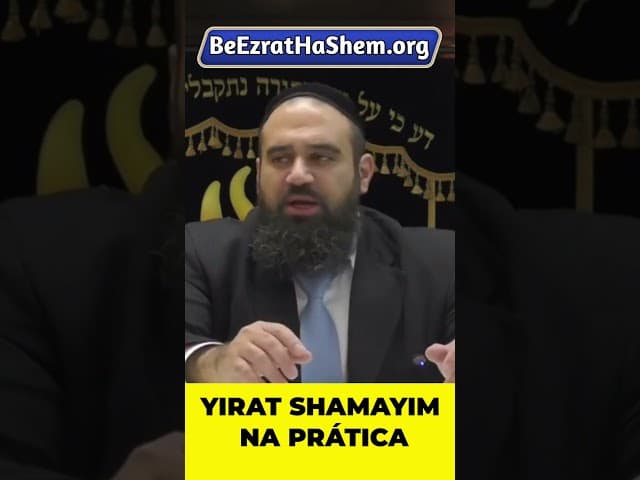O Que é Yirat Shamayim na Prática? #Torá #Judeu #RabinoYaronReuven