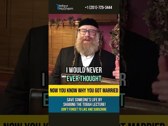 The SHOCKING Torah Truth 😲 why you REALLY got married #shorts