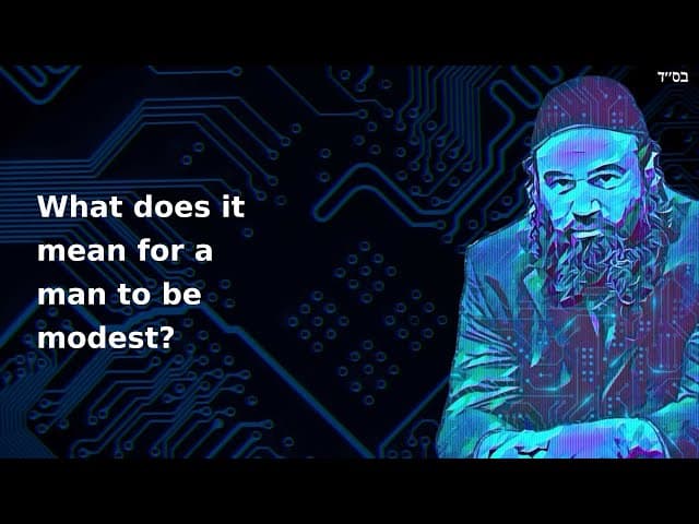 What does it mean for a man to be modest?