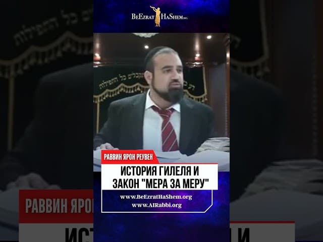 🔥 Каждый Поступок Имеет Последствия. История Гилеля и Закон "Мера за Меру" 🔥