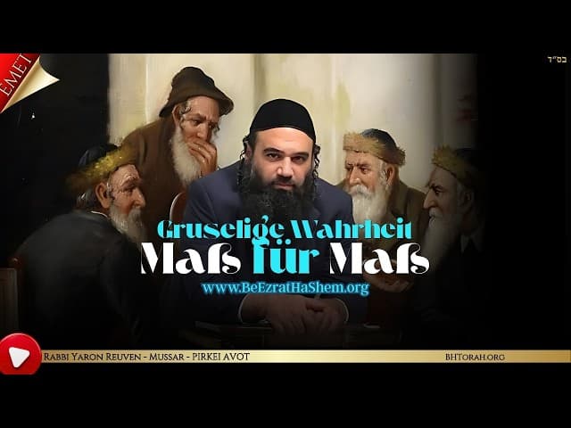 Gruselige Wahrheit - Maß für Maß - MUSSAR Pirkei Avot