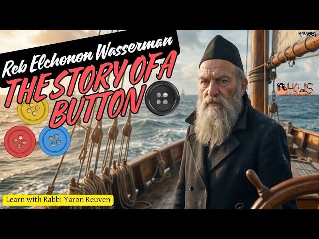 The Story Of A Button | Reb Elchonon Wasserman | TORAH FOR KIDS AI