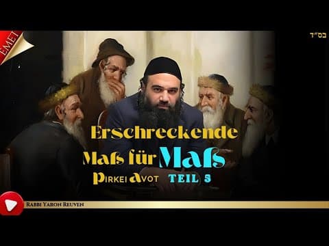 Erschreckende Wahrheit Mass für Mass (5) - MUSSAR Pirkei Avot (104)