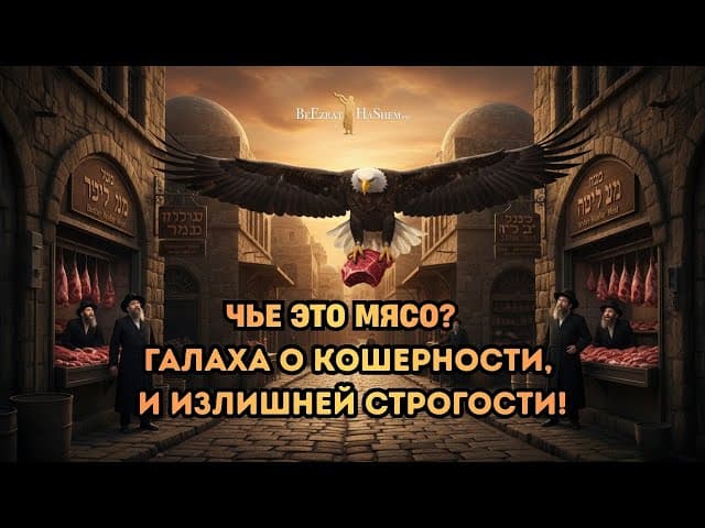 🦅 Чье это мясо? Галаха о кошерности, орлах и излишней строгости!