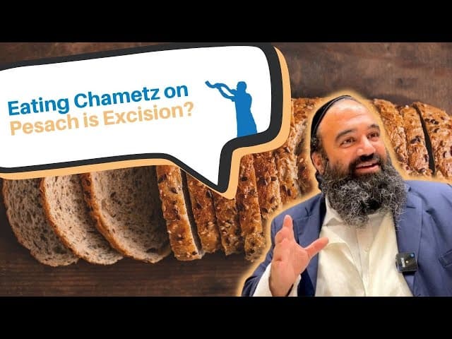 Why is eating Chametz on Pesach excision for the soul