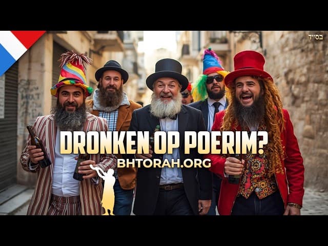 Is het een plicht om dronken te worden op Purim?