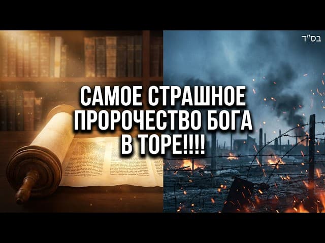 Самое Страшное Пророчество Бога в Торе!!!! | Раввин Ярон Реувен
