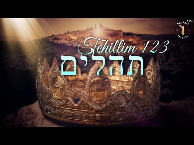 To You I Lift My Eyes - TEHILLIM 123 תהילים קכג| Jewish Music
