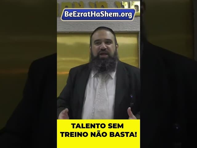 Por Que Pessoas Talentosas Fracassam #Torá #Judeu #RabinoYaronReuven