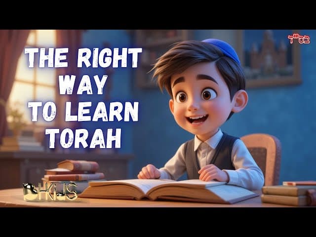 How to Really Learn Torah 📖🔥| TORAH FOR KIDS AI