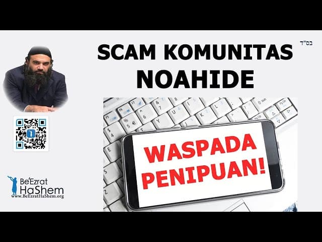 SCAM KOMUNITAS NOAHIDE