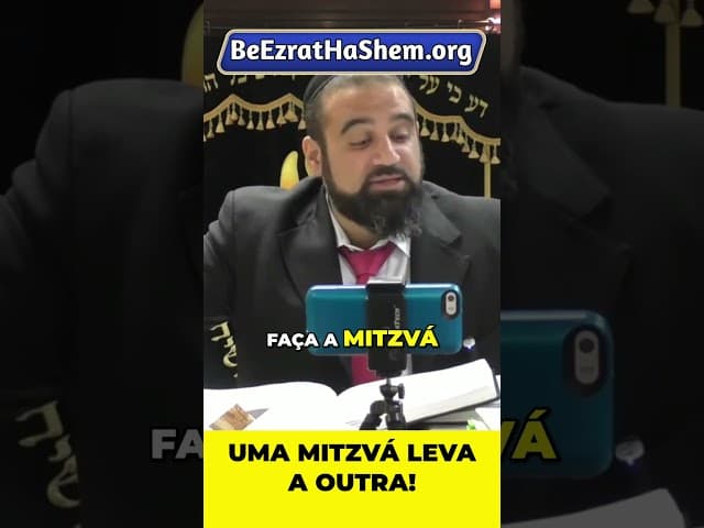 Uma Mitzvá Leva a Outra O Poder de Começar Mesmo Pequeno #Torá #Judeu #RabinoYaronReuven
