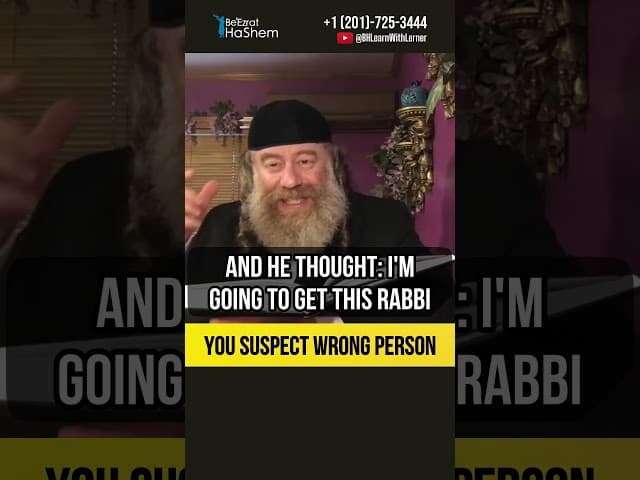 You suspect the wrong person ⛔ How to receive blessing #shorts #torah