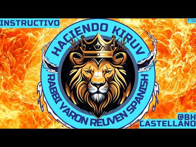 Instructivo de Kiruv - Paso a paso que el Rabbi Yaron nos entrega, totalmente doblado al Castellano