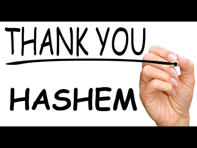 Daily Chidush: How Does a Jewish Person Say Thank You?