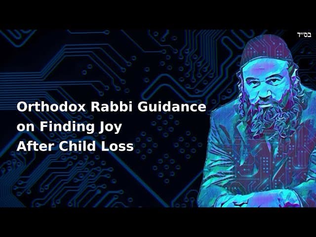 Orthodox Rabbi Guidance on Finding Joy After Child Loss