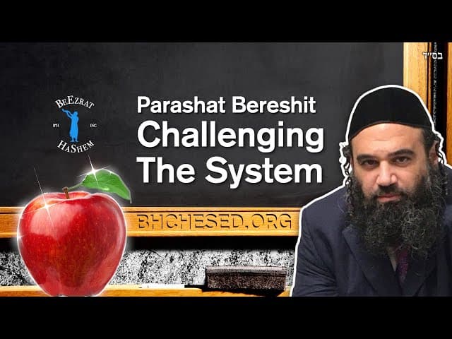 Parashat Bereshit Challenging The System